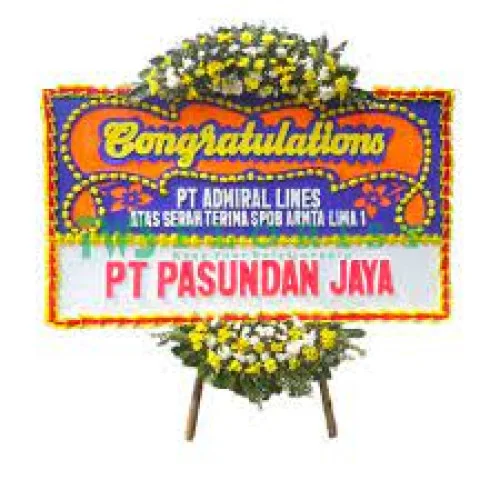 Karangan Bunga Ucapan Selamat Batang Hari